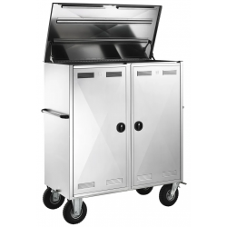 Peetz Ντουλάπι Αγώνων με Ρόδες & Συρτάρι 116,5x120x60 cm