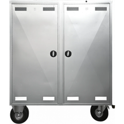 Peetz Ντουλάπι Αγώνων με Ρόδες & Ράφι 140x140x60 cm