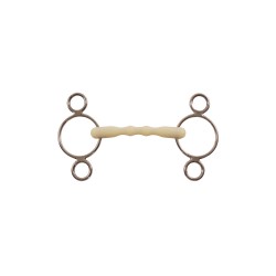 Amahorse Στομίδα Gag - Ευθείας Μορφής (Mullen Mouth) - 3 Κρίκους