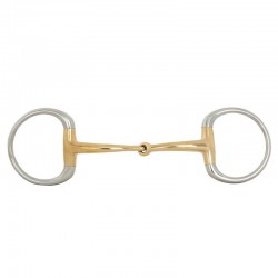 BR Στομίδα Single Jointed Eggbutt Snaffle Soft Contact - 16 mm