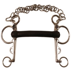 Στομίδα Pelham - Rubber Bar - Hard