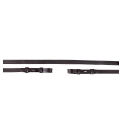 BR Δερμάτινα Ηνία με Αντιολισθητική Λαβή - Χωρίς Στοπ