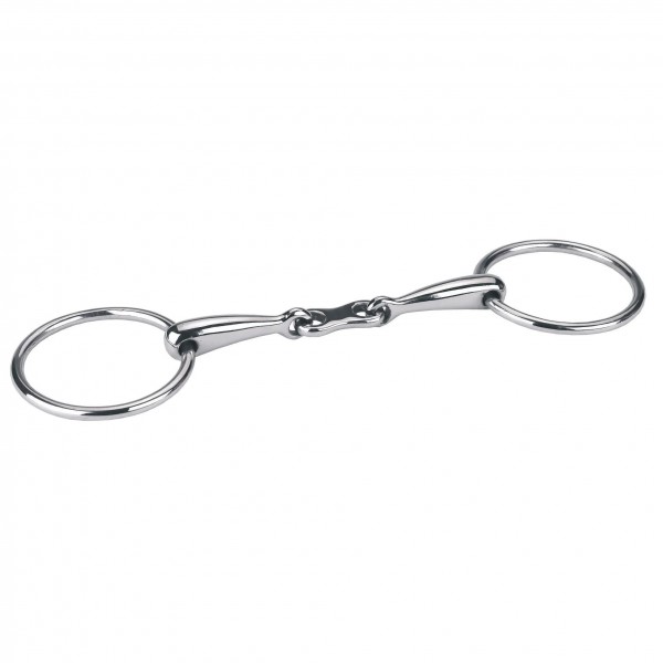 Kerbl Στομίδα Snaffle με Loose Ring Hollow & Γαλλικό Σύνδεσμο