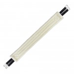 Έποχο Ιμάντας με Συνθετική Γούνα Μαύρο/Μπεζ