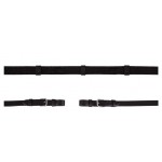 Ηνία Υφασμάτινα BR με Δερμάτινα Στοπ 19mm