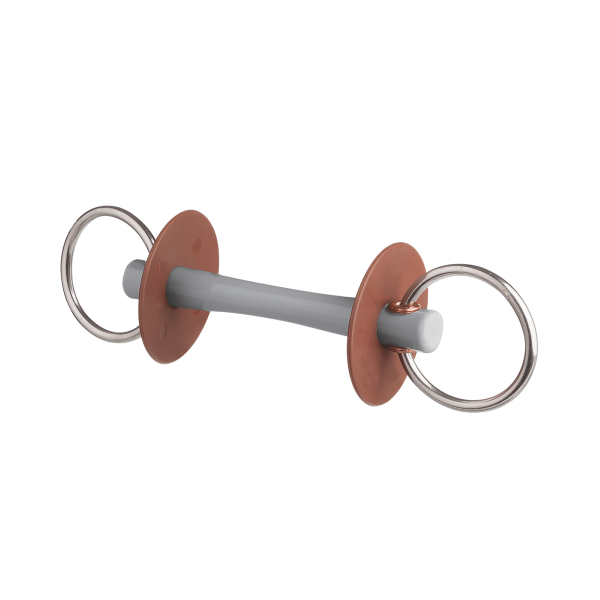 beris Loose Ring Snaffle Bit with Comfort Bar, thin, ring 7.5cm  