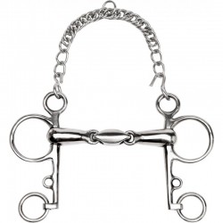 Στομίδα  Pelham με μακριούς κανόνες ''Anatomic''