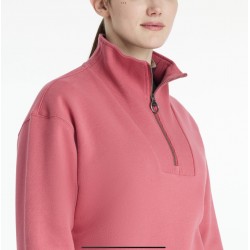φούτερ Keira Quarter Zip Sweat Cranberry