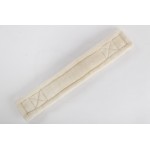 Εποχο ιμάντας dressage  με συνθετική γούνα μαύρο/μπεζ 