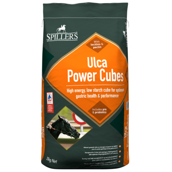 Ulca Power Cubes 25 kg- Πελλετς υψηλής ενέργειας, χαμηλού αμύλου για βελτιωση γαστρικής υγείας.